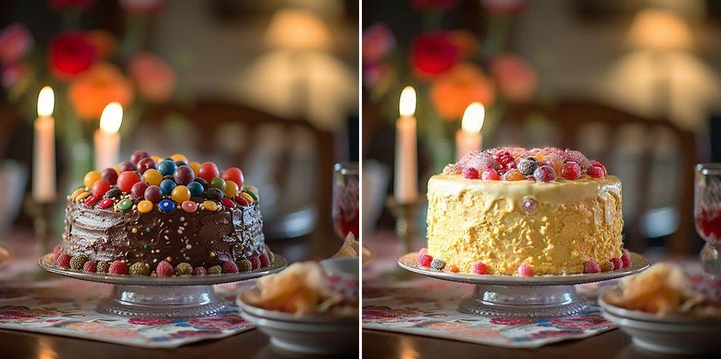 chocolate cake to ice cream cake